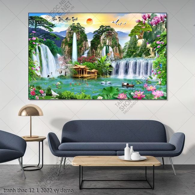 tranh phong thuy thac 12 1 2022 vy